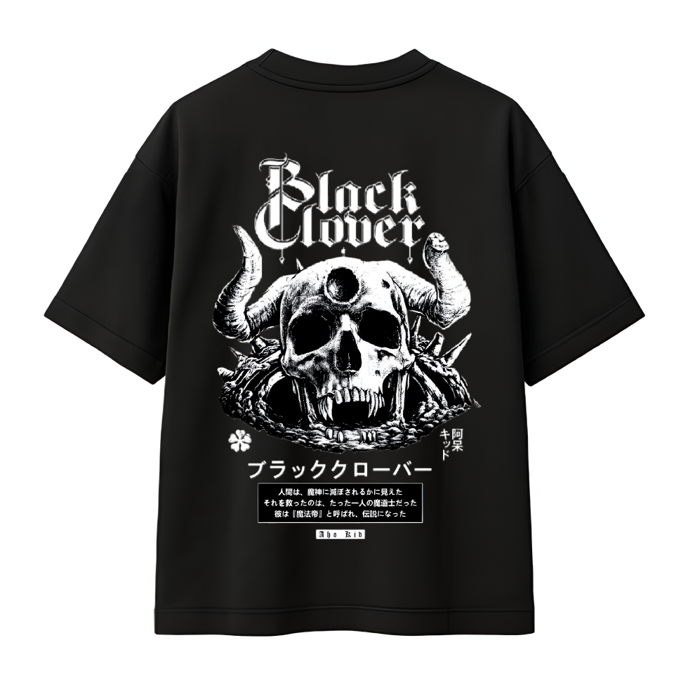 BLACK CLOVER OVERSIZED T-SHIRT